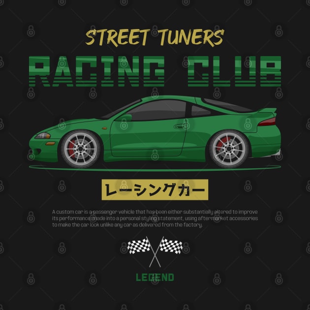 Tuner Green Eclipse 2GA JDM by GoldenTuners