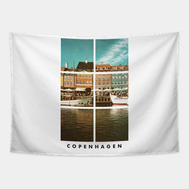 Copenhagen Denmark Tapestry by SerenityByAlex