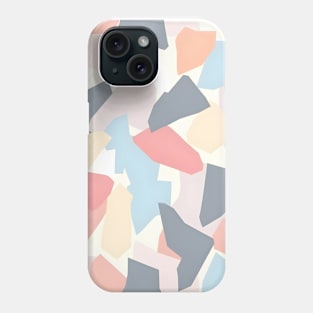 background image, symmetrical pattern, pastel colors Phone Case