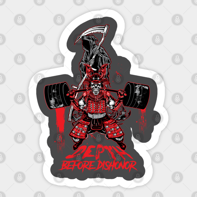 Depth Before Dishonor Gym Aufkleber Teepublic De