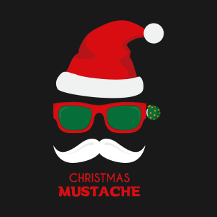 santa mustache shirt T-Shirt