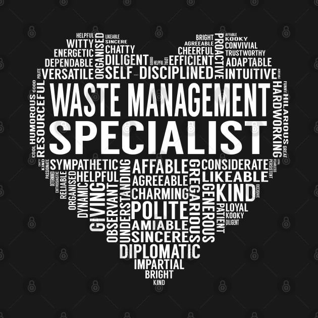 Waste Management Specialist Heart by LotusTee