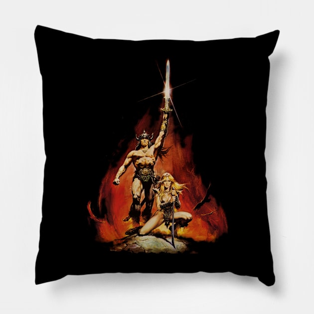 Mod.1 Conan The Barbarian Thulsa Doom Pillow by parashop