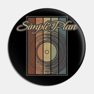 Simple Plan Vynil Silhouette Pin