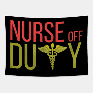 Nurse Off Duty Tapestry