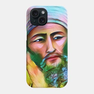 Averroes Colourful Portrait | Averroes Artwork 7 Phone Case