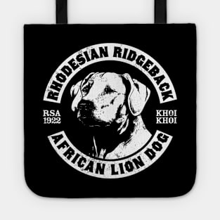 Rhodesian Ridgeback Logo Tote