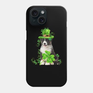 Lucky Australian Shepherd Shamrock St Patrick's Day Phone Case