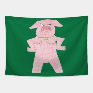 Angry Pig Tapestry