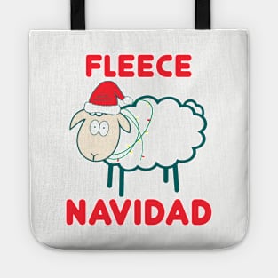 Fleece Navidad Christmas Shirt Tote