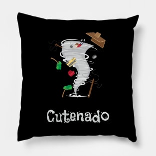 Funny Cutenado Cute Tornado Lovers Pillow