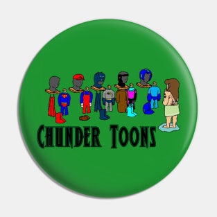 Chunder Toons Logo Pin