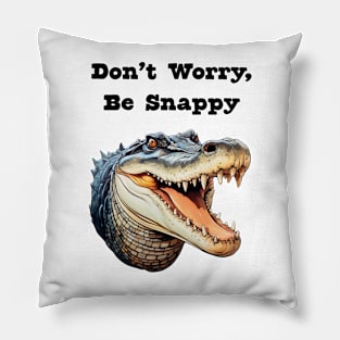 Australian Salt Water Crocodile Pillow