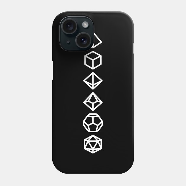 D20 Dice Set Phone Case by PaletteDesigns