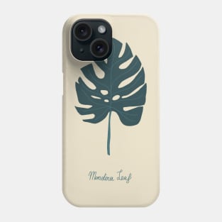 Monstera leaf Phone Case