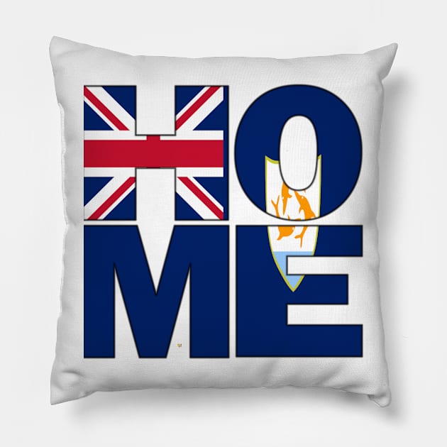 Anguilla Flag Collection HOME - Anguillan - Soca Mode Pillow by Soca-Mode