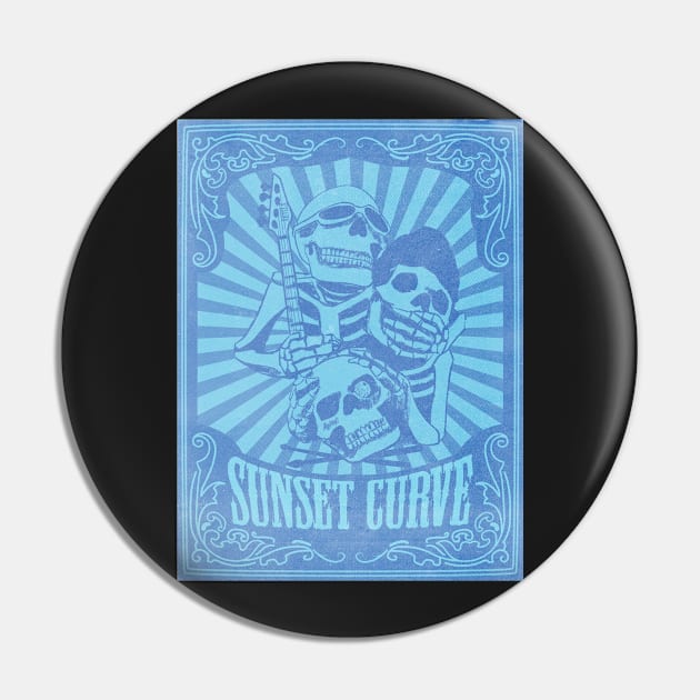 SUNSET CURVE ROCK BAND (POSTER VERSION) #4 Pin by ARTCLX