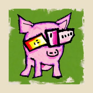 Graffiti Characters Pig T-Shirt