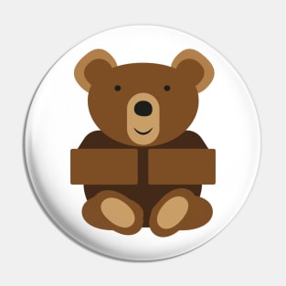 Cute and Funny Teddy Bear Lover Pin