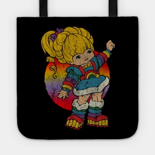 Classic rainbow brite 80s Tote