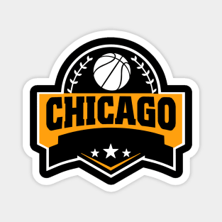 Personalized Basketball Chicago Proud Name Vintage Beautiful Magnet