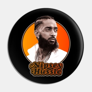 Retro Nipsey Hussle Tribute Pin