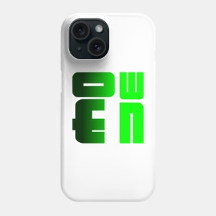 Owen, name, typography Phone Case