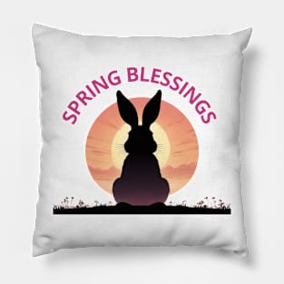 Spring Blessings / Joyful Easter Pillow