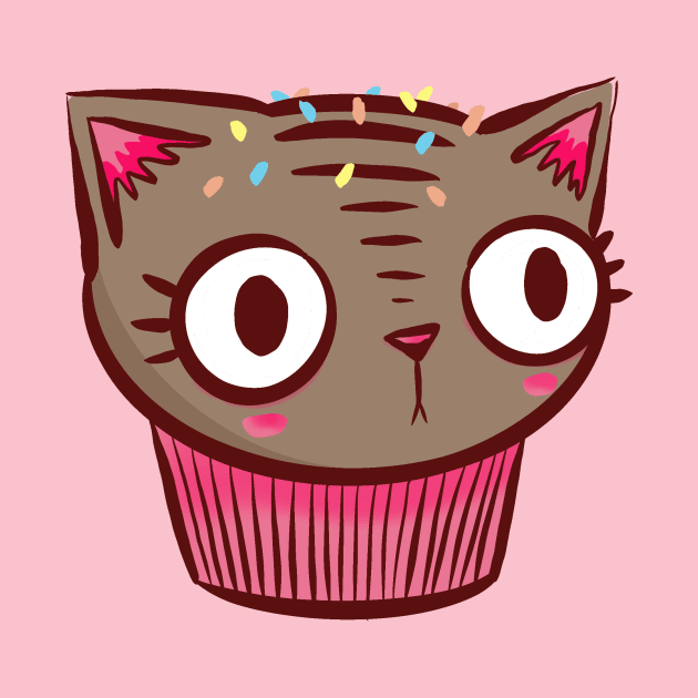 Cupcake Kitty Cat by ovaryaction