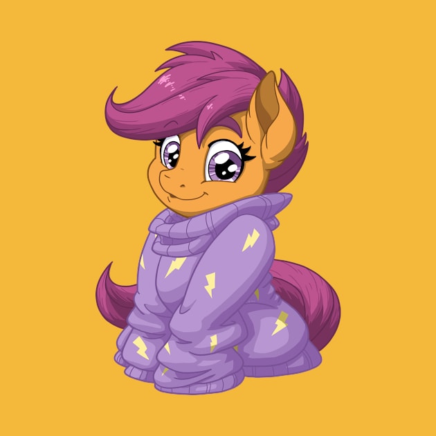 Scootaloo in a Sweater by LateCustomer