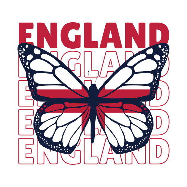 I Love England // English Flag // English Pride by SLAG_Creative