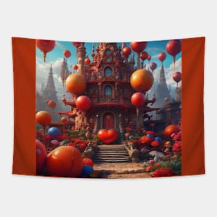 happy landscape Tapestry