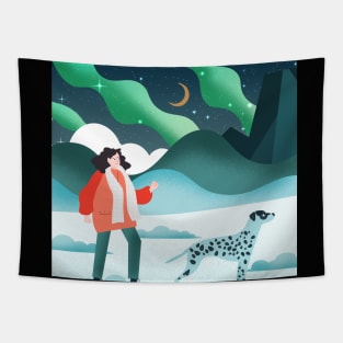 Northern Lights Tapestry