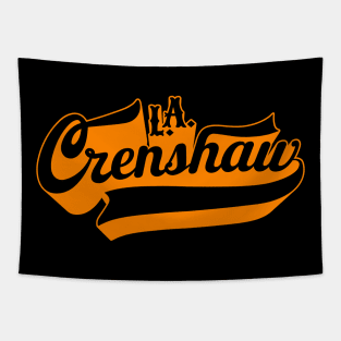 Los Angeles Crenshaw lettering - Crenshaw LA - L.A. Crenshaw Logo Tapestry