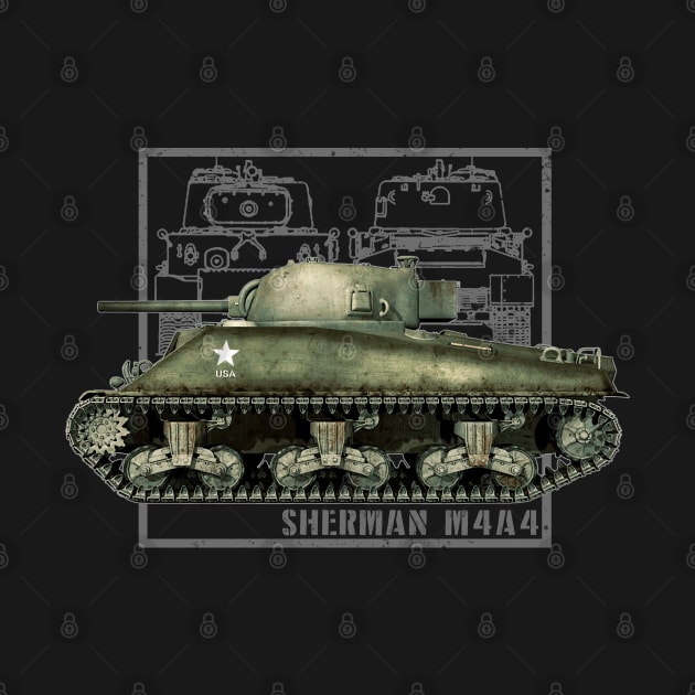 M4 Sherman Tank WW2 Legend by Jose Luiz Filho