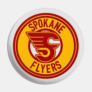 Classic Spokane Flyers WIHL Hockey Pin