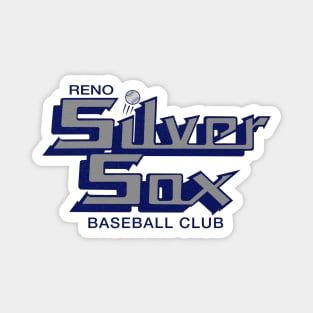 Defunct Reno Silver Sox Baseball Magnet