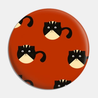 cat pattern Pin