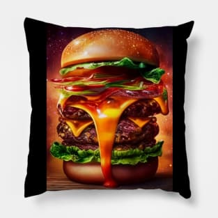 Bacon Cheeseburger Pillow