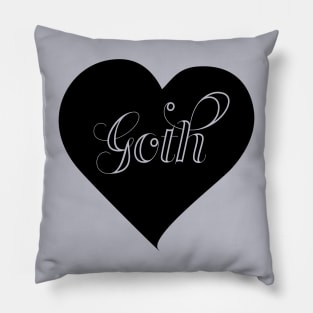 Goth at Heart Pillow