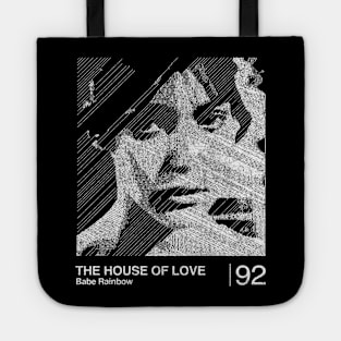 The House Of Love / Minimalist Graphic Artwork Design Tote