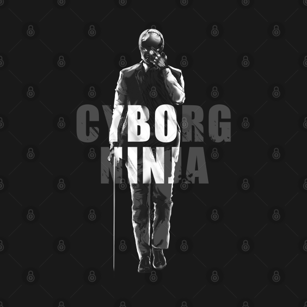 Disover Cyborg Wick (Black and White) - Metal Gear - T-Shirt