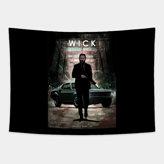 Not Just a Man John Wick, The Legend Tapestry by goddessesRED