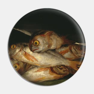 Still Life with Golden Bream by Francisco Goya Pin