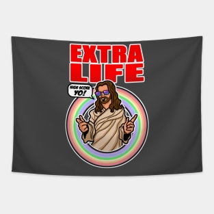 Jesus extra life Tapestry