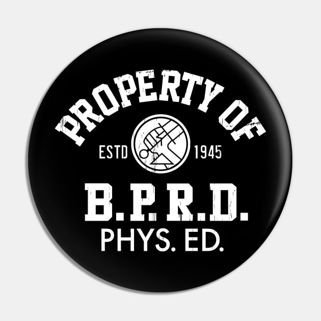 HELLBOY - B.P.R.D. PHYS. ED. - 2.0 Pin by ROBZILLA