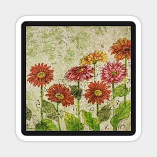 Les Fleurs II Magnet