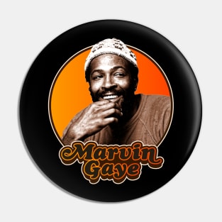 Retro Marvin Gaye Tribute Pin