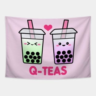 Q-Teas Boba Milk Tea Tapestry