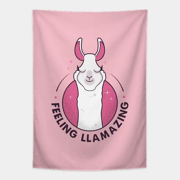 Feeling Llamazing Tapestry by zoljo